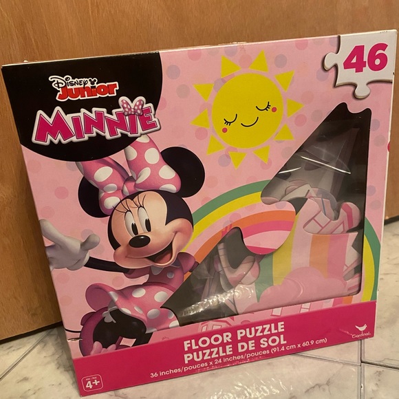 Disney Giant Minnie Mouse Floor Puzzle- Brand New in Box 🎀 - Picture 5 of 14